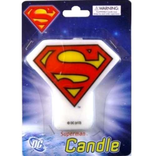 Superman Candle - Click Image to Close